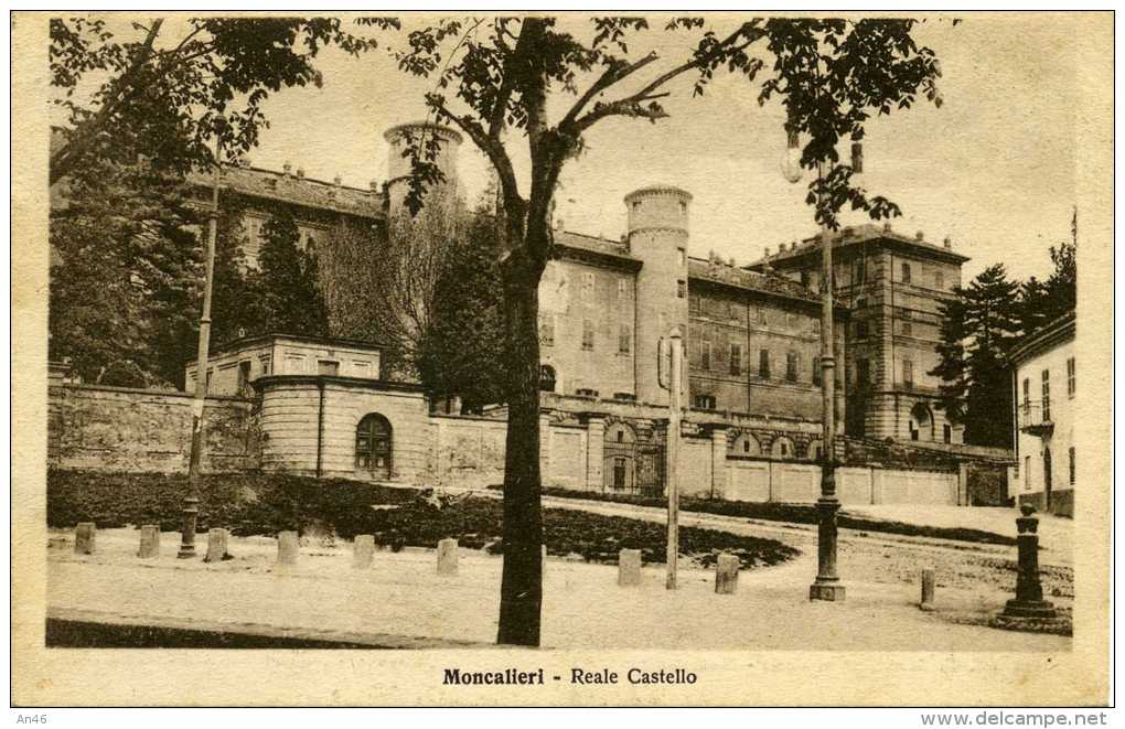 MONCALIERI - REALE CASTELLO - VG 1930 XTORINO - ORIGINALE D´EPOCA 100% - Moncalieri