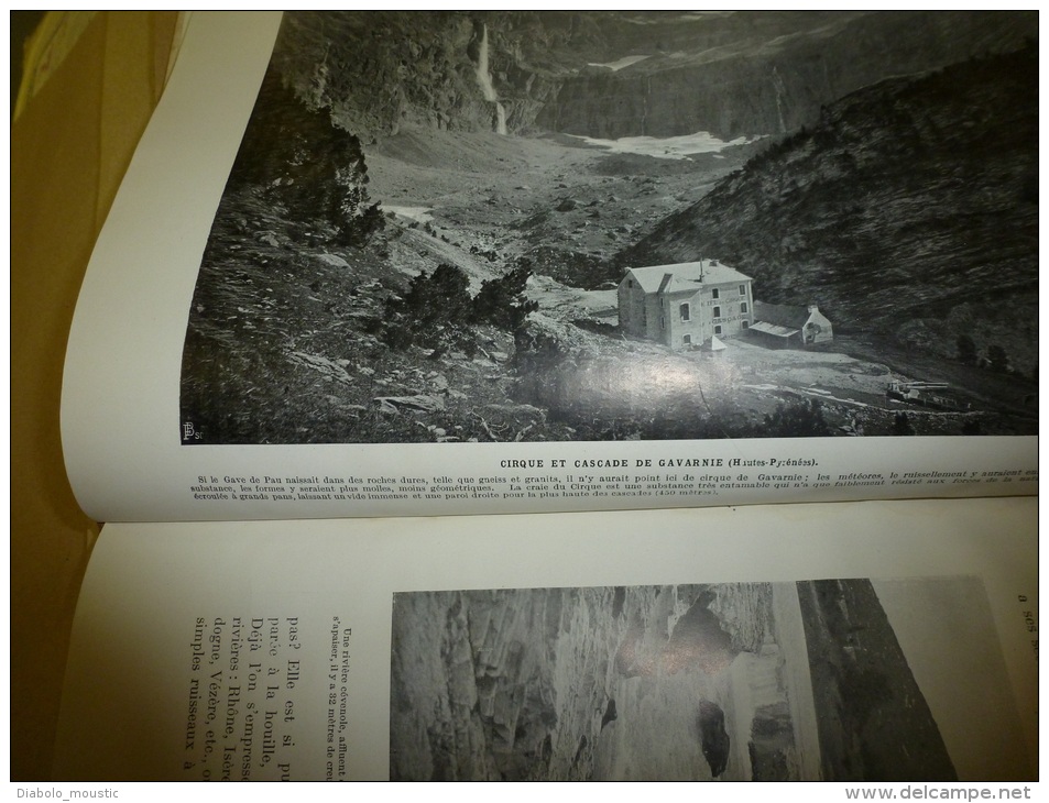 1909 MANUEL de l´EAU:Chamonix,Chapeau;St-Férréol,Pont-Ste-Marie;Eaux-Bonnes;Pont Gard,Gavarnie,Chassezac;Algérie,Tunisie