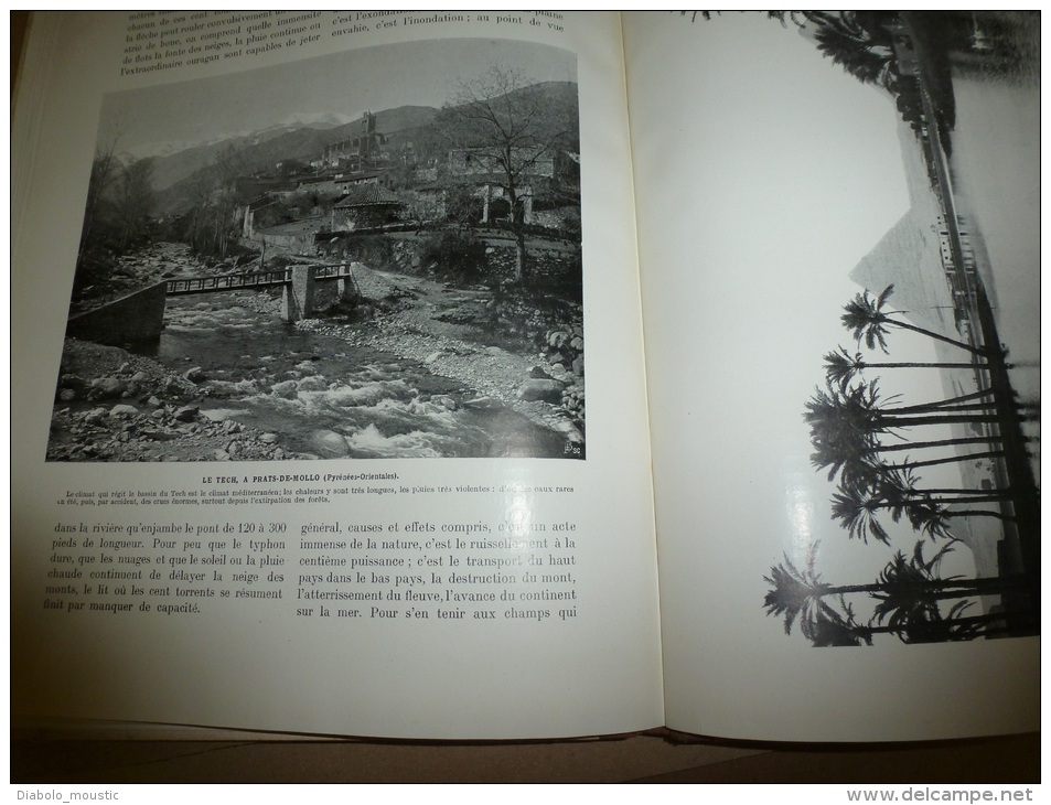 1909 MANUEL de l´EAU:Chamonix,Chapeau;St-Férréol,Pont-Ste-Marie;Eaux-Bonnes;Pont Gard,Gavarnie,Chassezac;Algérie,Tunisie