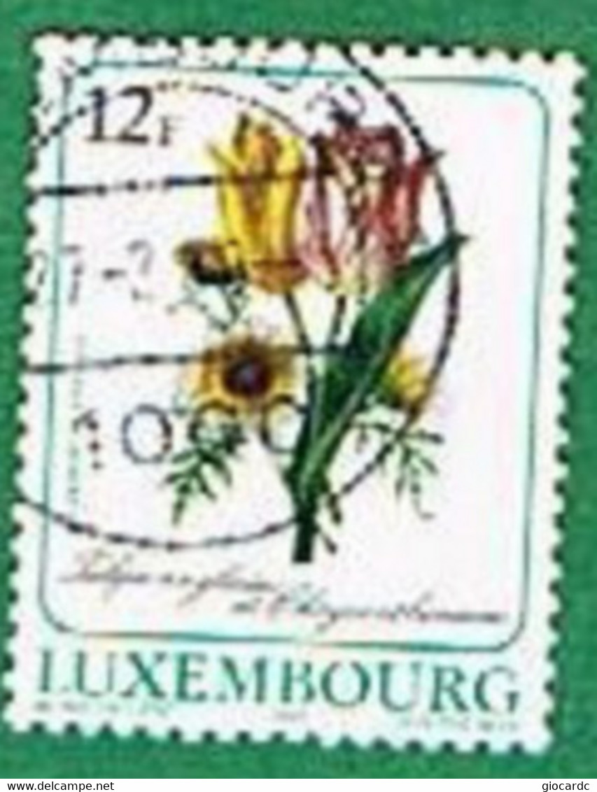 LUSSEMBURGO (LUXEMBOURG)   - SG 1221 -   1988 FLOWERS:    -   USED - Gebraucht