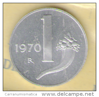 ITALIA 1 LIRA 1970 FDC - 1 Lire