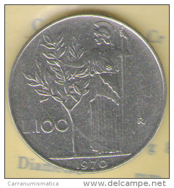 ITALIA 100 LIRE 1970 FDC - 100 Lire