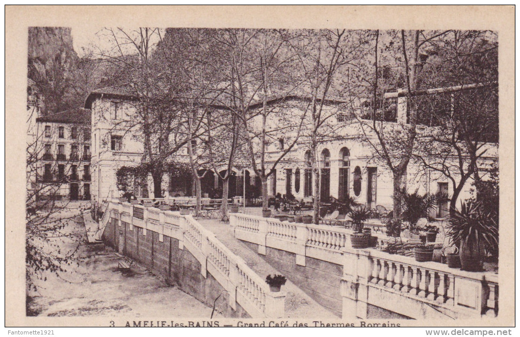 AMELIE LES BAINS  GRAND CAFE DES THERMES ROMAINS (dil205) - Cafés