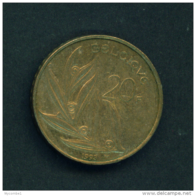 BELGIUM - 1993 20f Circ. - 20 Francs