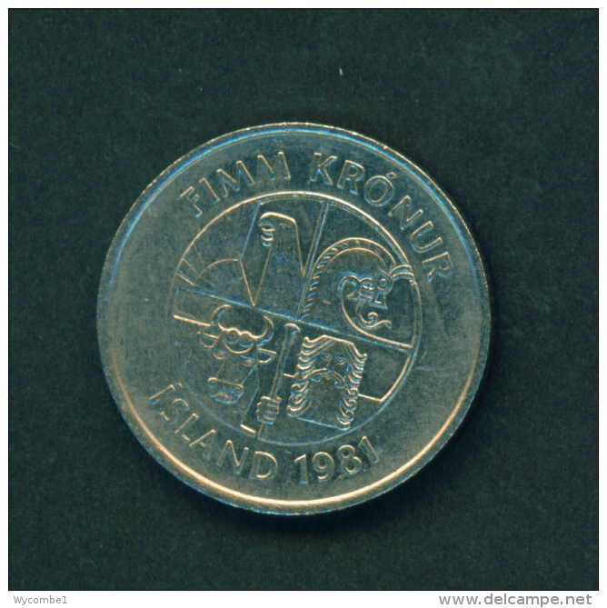 ICELAND - 1981 5k Circ. - Iceland