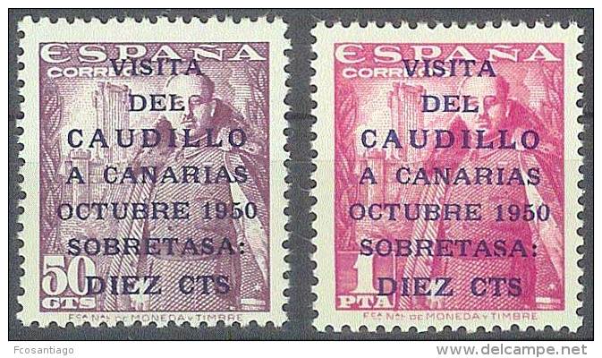 ESPAÑA 1951 - Edifil #1088/89 - MLH * - Nuevos