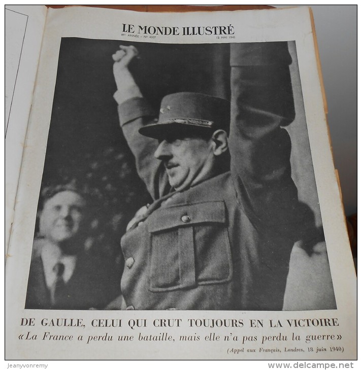 Le Monde Illustré. N°4307. 12 Mai1945. Victoire....Numéro Spécial. - Histoire