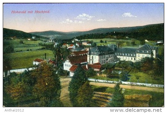 Litho Hohwald Mit Hochfeld Kaserne Maison Häuser 9.4.1915 - Brumath