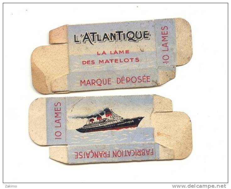 CARTON DE LAME DES MATELOTS L ATLANTIQUE - Other & Unclassified