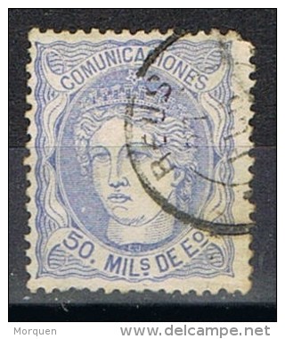 Sello 50 Mils Alegoria, Fechador REUS (Tarragona), Num 107 º - Used Stamps