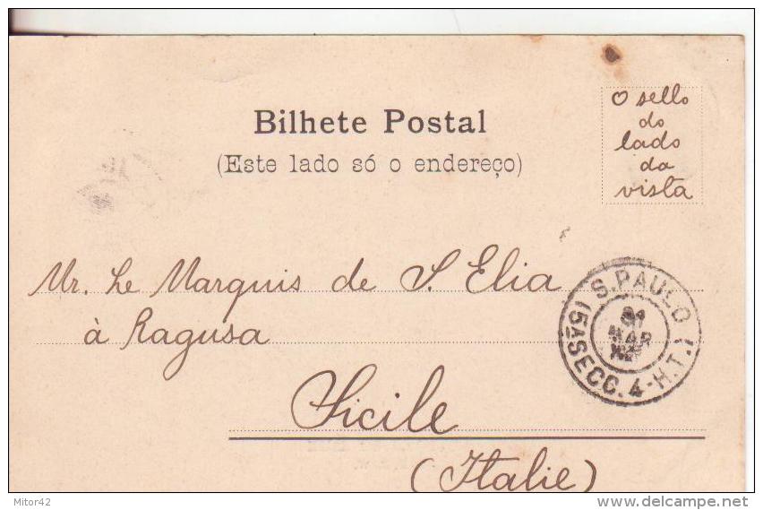 44-Luz-Brazil-Brasile-Stazione Ferroviaria-Gare-Railway Station-Estacao-Animata-v.1902 X Ragusa-Sicilia - Autres