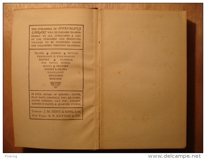 THE DIVINE LOVE AND WISDOM - EMANUEL SWEDENBORG - INTRODUCTION BY SIR OLIVER LODGE - EVERYMAN LIBRARY DENT  1906 - Relié - Autres & Non Classés