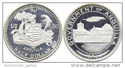 ANGUILLA HALF DOLLAR 1969 - Autres – Amérique