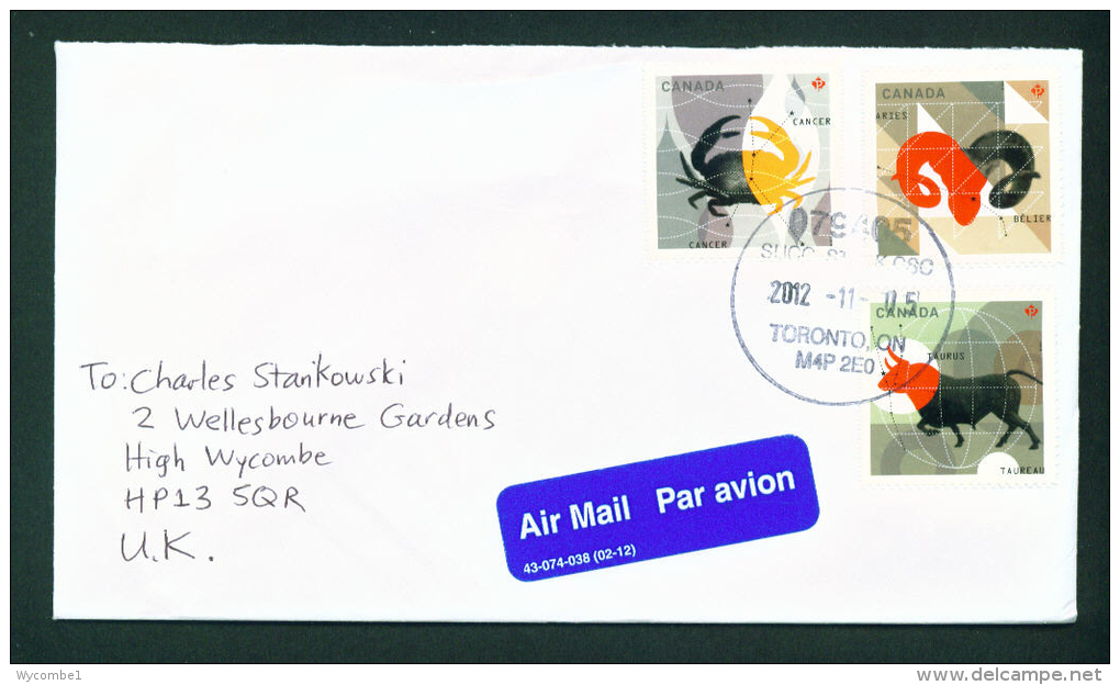 CANADA - 5/11/2012 Airmail Cover To The UK As Scan - Covers & Documents