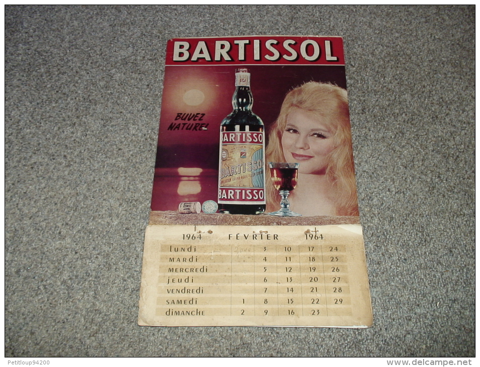 CALENDRIER  BARTISSOL 1964 - Grand Format : 1961-70