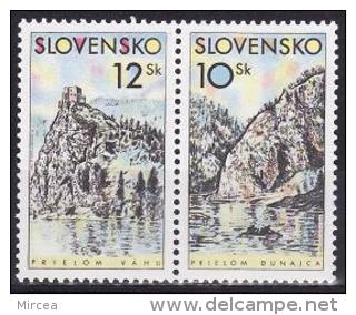 C1178 - Slovaquie 1999  - Yv.no.312-3 Neufs** - Nuevos