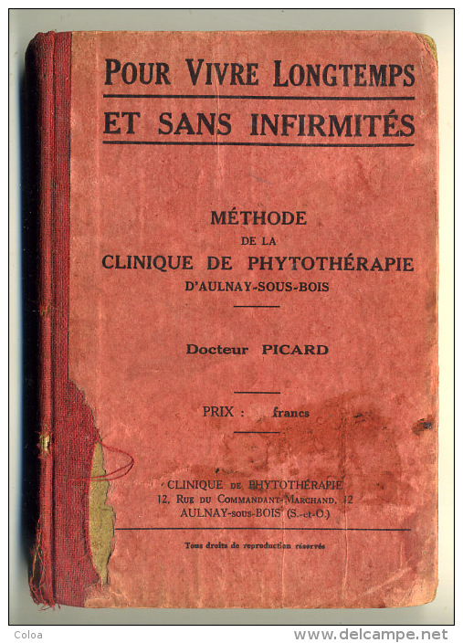 Méthode De La Clinique De  Phytothérapie D’Aulnay-sous-bois 1933 - 1901-1940