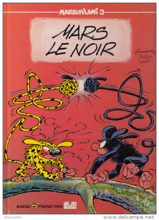 EO Marsupilami N°3 - Mars Le Noir - 1989 - Trés Bon état - Marsupilami