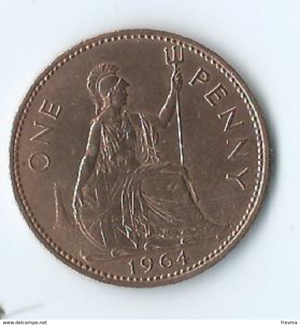 Reine Elisabeth One Penny 1964 - 1 Penny & 1 New Penny