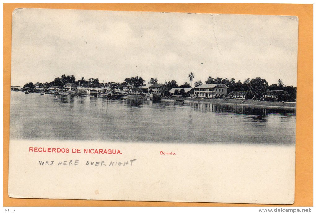 Recuerdos De Nicaragua Corinto 1900 Postcard - Nicaragua