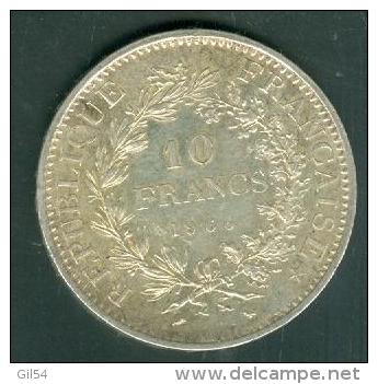 Piece    10   Francs Argent Silver , Année 1966   - Pia6202 - 10 Francs