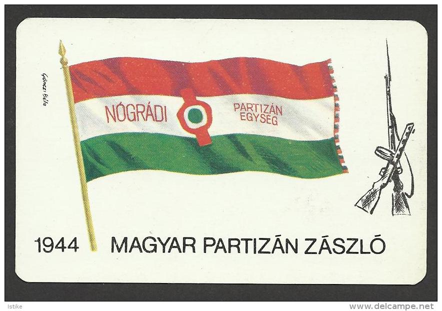 HUNGARIAN PEOPLES ARMY, PARTISAN FLAG FROM 1944. - Klein Formaat: 1971-80