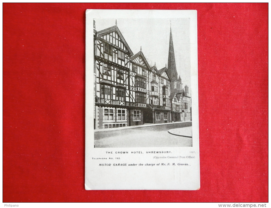 United Kingdom > England The Crown Hotel Shrewsbury -   L  Red 1035 - Shropshire