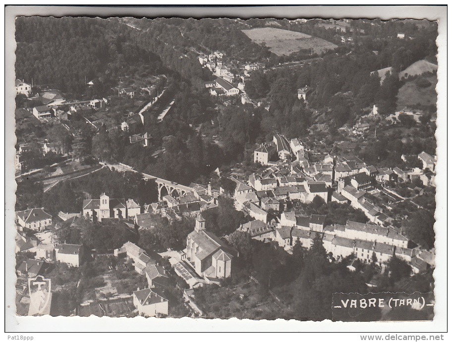 VABRE 81 - Vue Générale Aérienne - CPSM Dentelée  GF - Tarn - Other & Unclassified