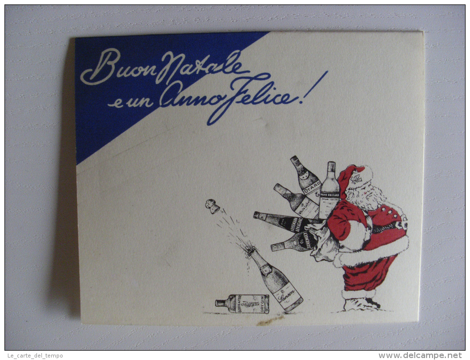 Calendarietto/calendario 1949 SILVA Di V.BIANCHI - MILANO "Buon Natale E Un Anno Felice!" Liquore/vino - Big : 1941-60