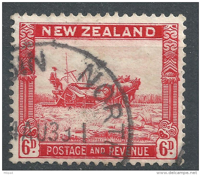 New Zealand 1935 6 D - Used - Gebraucht