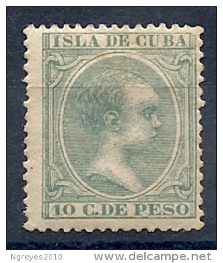 130605550  COLCU  ESP.   EDIFIL Nº  150  *  MH - Cuba (1874-1898)