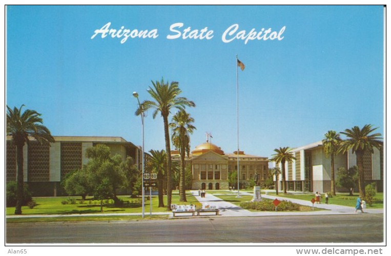 Phoenix AZ Arizona, State Capitol Building, C1960s Vintage Postcard - Phoenix