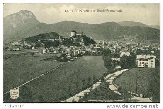 Litho Kufstein Tirol Von Der Stadt-Promenade Ed. Lippott A. Karg 27.5.1908 - Kufstein