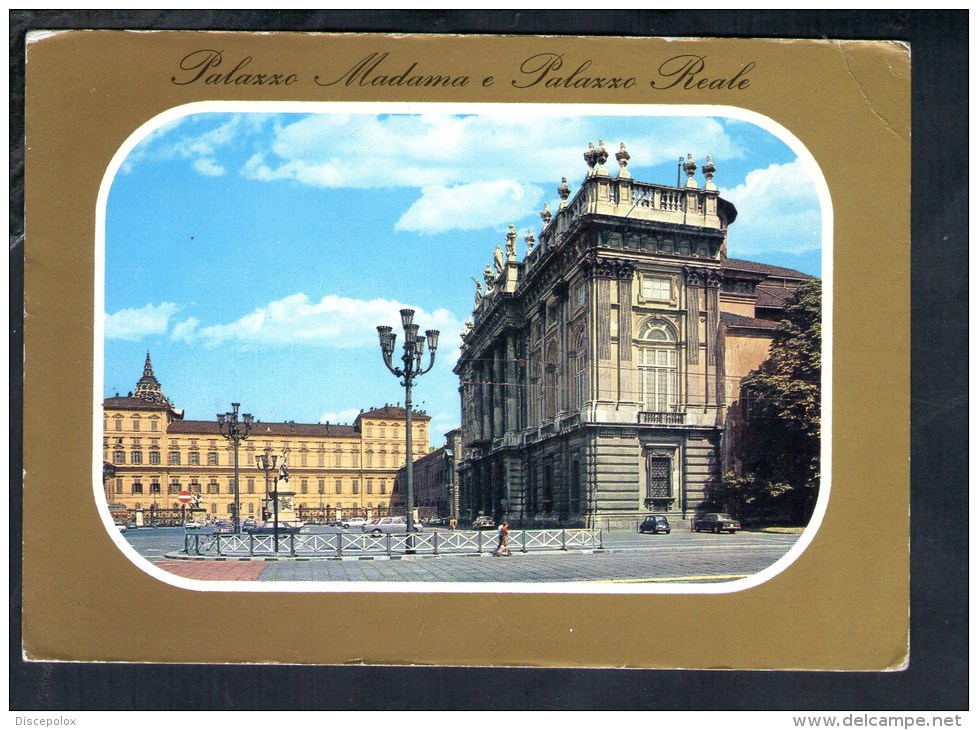 H1923 Torino, Piazza Castello E Palazzo Reale, Palazzo Madama Con Auto Cars Voitures - Places