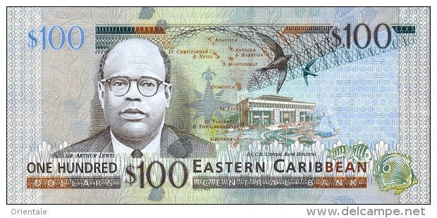 EAST CARIBBEAN STATES P. 55a 100 D 2012 UNC - Caraïbes Orientales