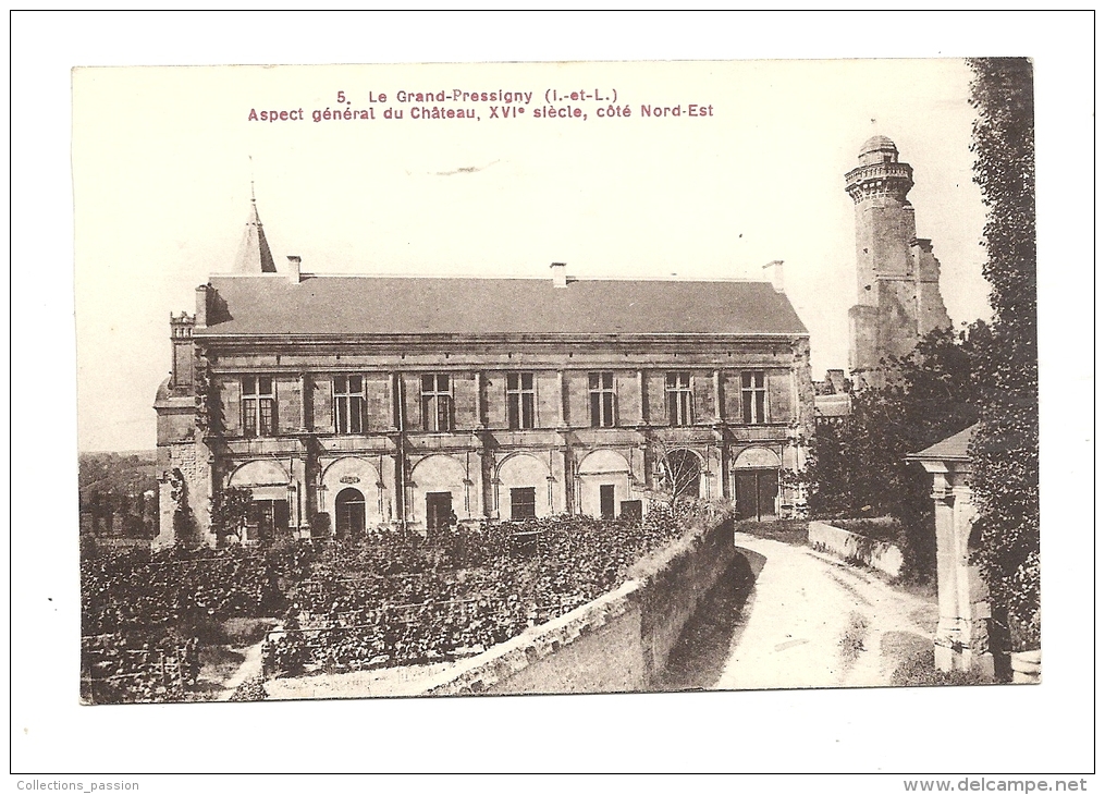 Cp, 37, Le Grand Pressigny, Aspect Général Du Château, Côté Nord Est - Le Grand-Pressigny