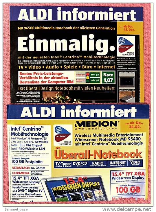 18 X ALDI Informiert Reklame Prospekte Von 2004 Bis 2007 -  Insgesammt  Ca. 220 Seiten - Sonstige & Ohne Zuordnung