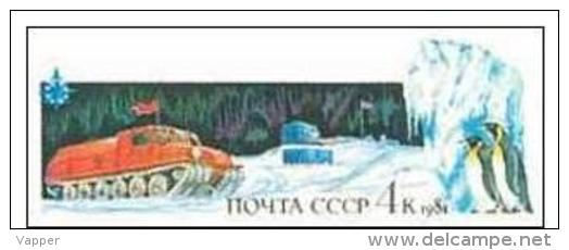 Polar Philately USSR 1981 MNH Postal Stationary Card 25th Anniversary Of Antarctic Observatory “Mirny”. - Onderzoeksstations