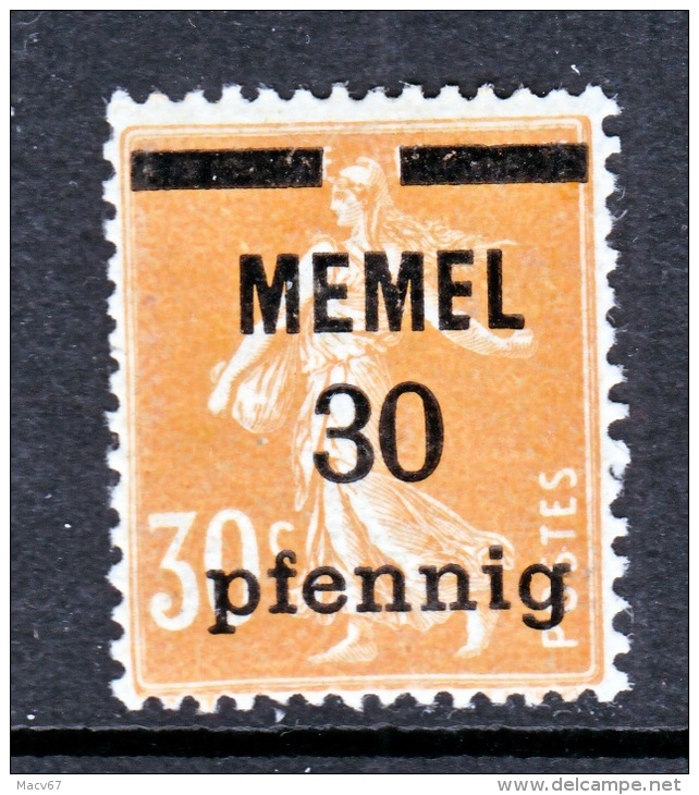 Memel  21  * - Unused Stamps