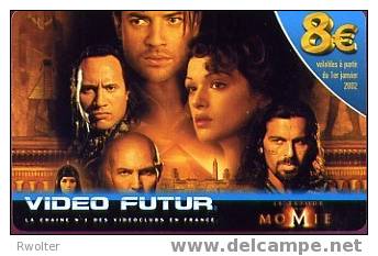 @+ Carte VIDEO FUTUR 8 € N° 1 : "LE RETOUR DE LA MOMIE". - Andere & Zonder Classificatie