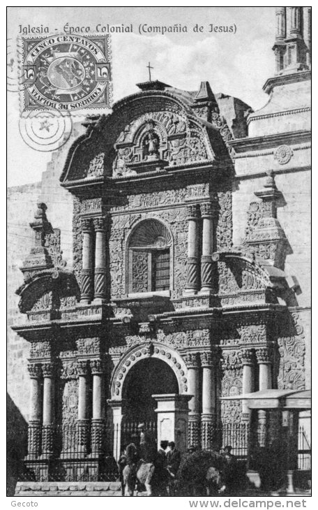Iglesia Epaco Colonial (compania De Jesus) - Bolivia