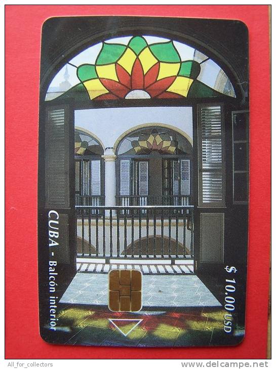 $10, 30.000, Chip Phone Card , Balcon Interior - Cuba