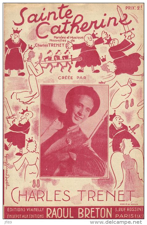 7271 - Charles Trenet    Sainte Catherine - Partitions Musicales Anciennes