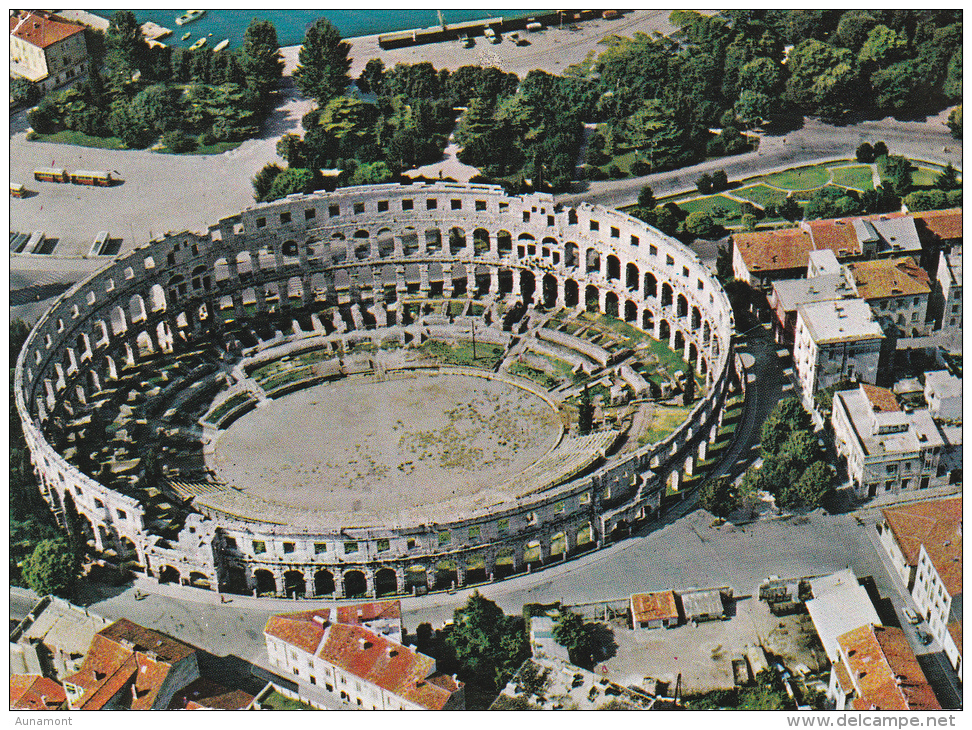 Yugoslavia--Pula--1979--Stadio, "Pula Arena"--a, Brienz, Suiza - Estadios