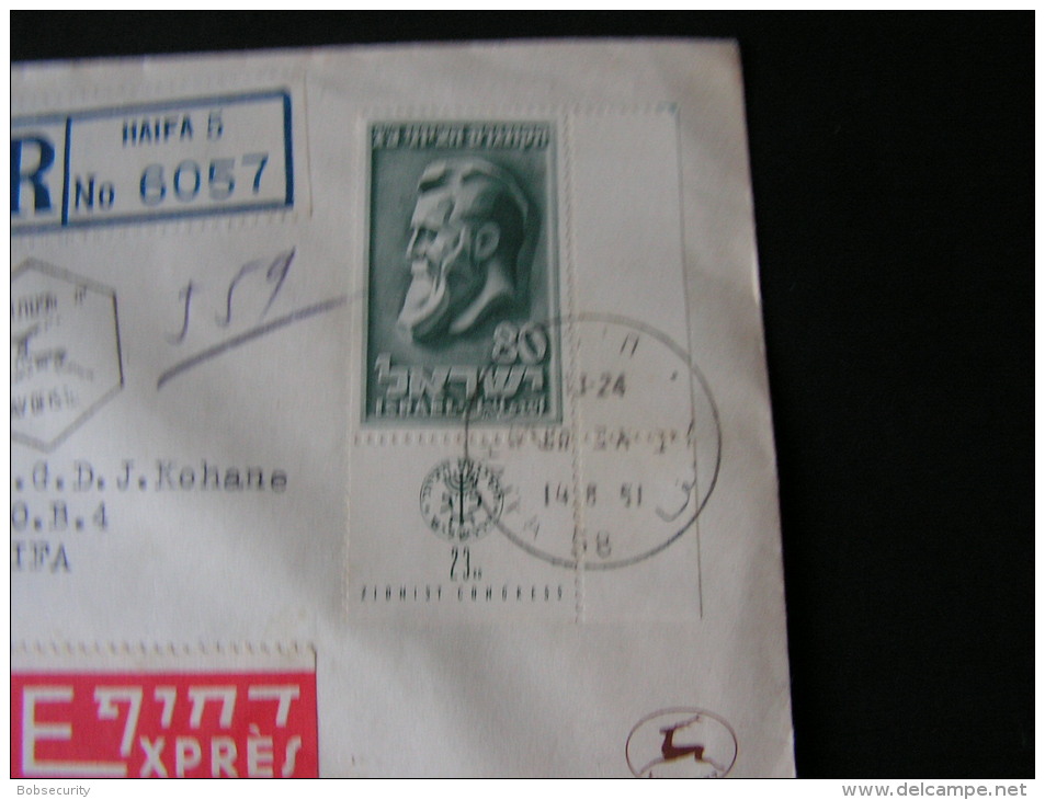 == Israel 1951 Cv.   FDC ? - Briefe U. Dokumente