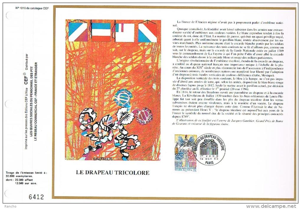 No 1016 Du Catalogue CEF Du 13.10.1990 Premier Jour - Storia Postale