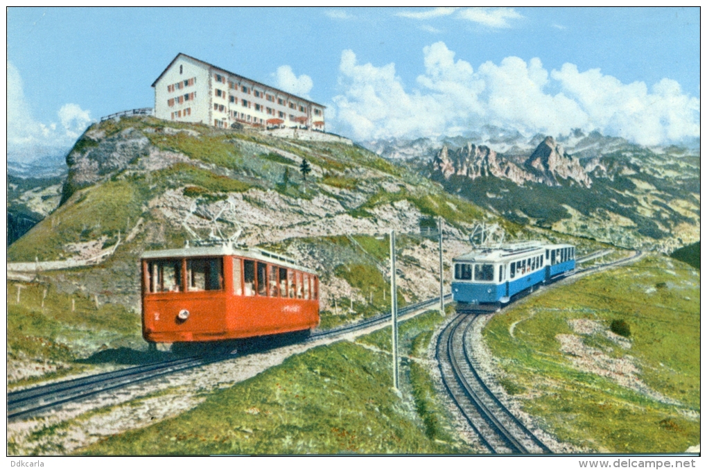 Rigi-Kulm (1800 M.) - Les Trains - Eisenbahnen