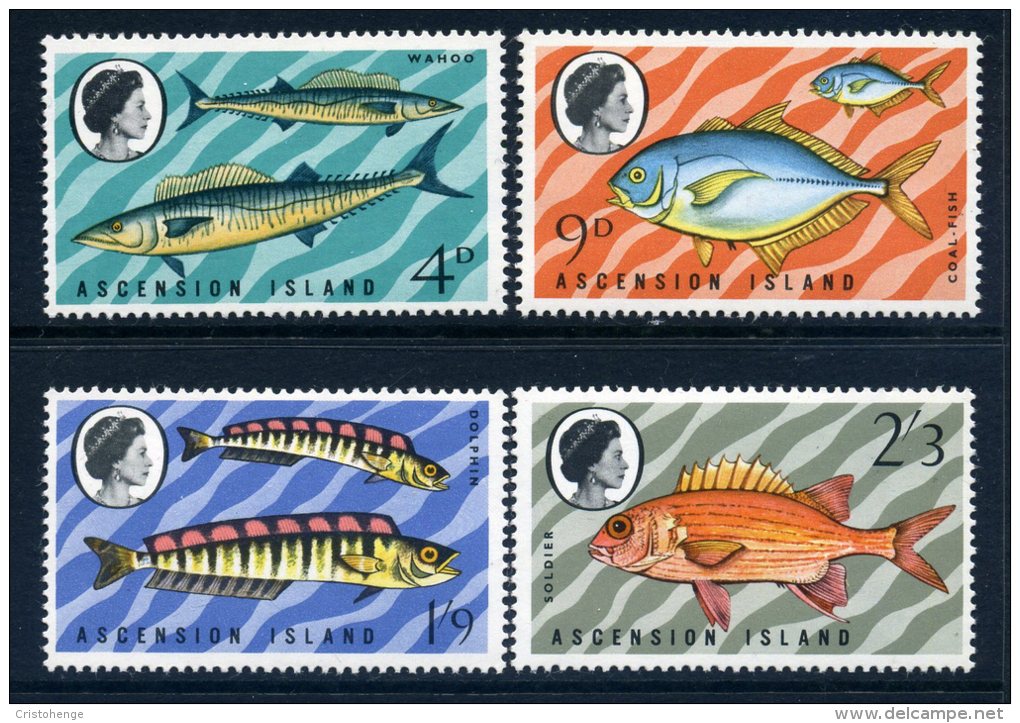 Ascension 1970 Fishes (3rd Series) Set MNH - Ascension (Ile De L')
