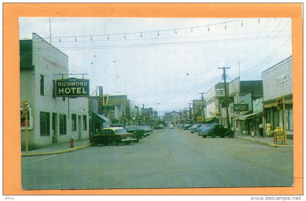 Flin Flan Man Main Street Cars Old Postcard - Altri & Non Classificati