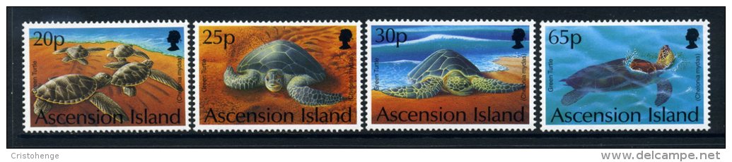 Ascension 1994 Green Turtles Set MNH - Ascension